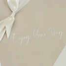 Enjoy your day minimalist designed 12-piece premium chocolate hard box