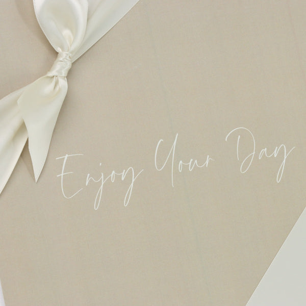 Enjoy your day minimalist designed 12-piece premium chocolate hard box