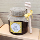 Luxury rustic honey bee theme decorated chocolate & giveaway dessert table