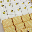 Luxury rustic honey bee theme decorated chocolate & giveaway dessert table