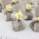 Luxury rustic honey bee theme decorated chocolate & giveaway dessert table