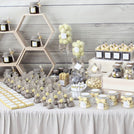 Luxury rustic honey bee theme decorated chocolate & giveaway dessert table