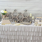 Luxury rustic honey bee theme decorated chocolate & giveaway dessert table