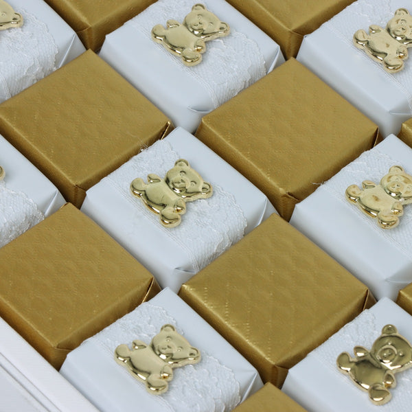 Baby teddy decorated chocolate large hamper