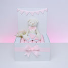 Baby girl teddy decorated chocolate extra large hamper