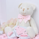 Baby girl teddy decorated chocolate extra large hamper