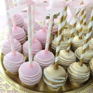 Baby girl carousel theme dessert table