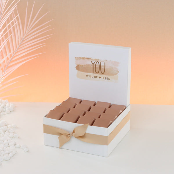 You will be missed stain designed premium chocolate medium hamper