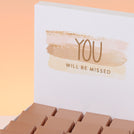 You will be missed stain designed premium chocolate medium hamper