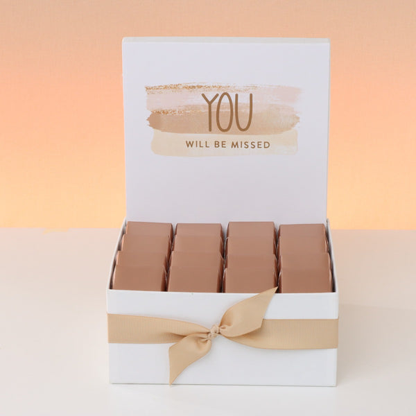 You will be missed stain designed premium chocolate medium hamper