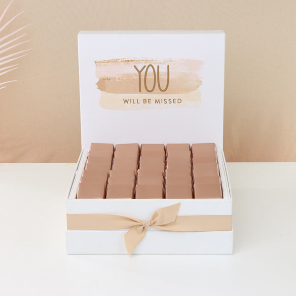 You will be missed stain designed premium chocolate large hamper