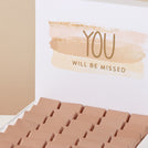 You will be missed stain designed premium chocolate large hamper
