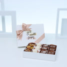 "Get well soon" stain designed 12P premium chocolate hard box