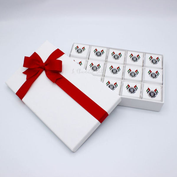 National day designed premium chocolate 15P hard box