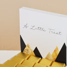 "A little treat" modern geometric designed premium chocolate medium hamper