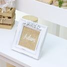 Baby boy rustic hot air balloon theme decorated chocolate arrangement stand for rent