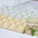 Baby boy rustic hot air balloon theme decorated chocolate arrangement stand for rent