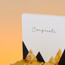 Congrats geometric designed chocolate medium hamper