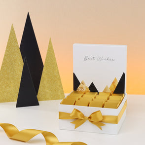 Best wishes geometric designed chocol...