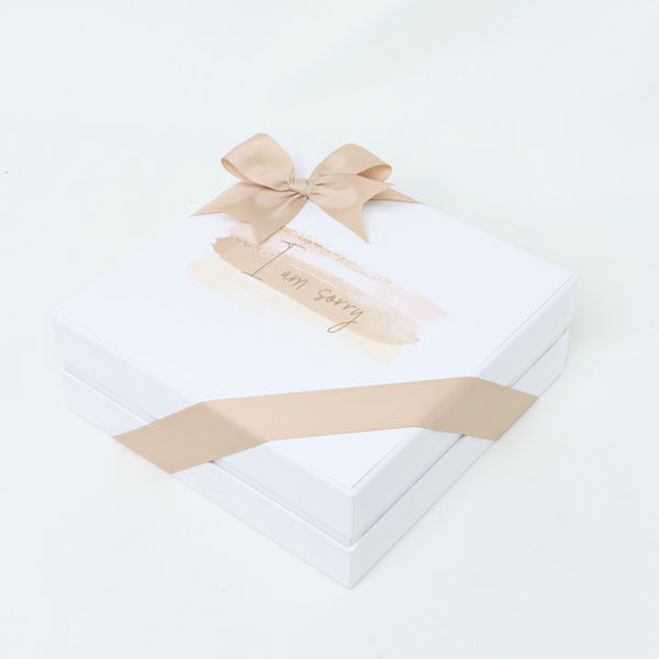 I'm sorry stain designed premium chocolate hard box