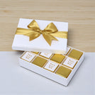 Keep up the good work classic gold designed 12 piece premium chocolate hard box