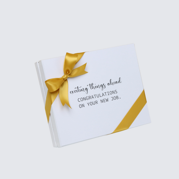 Congratulations on your new job 20-piece premium chocolate hard box