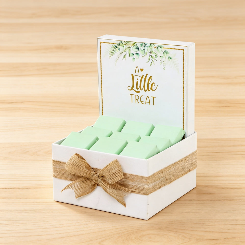 "A little treat" rustic designed chocolate small hamper