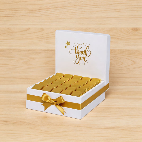 "thank you" sun streak designed premium chocolate large hamper