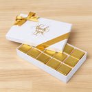 "Thank you" sun streak designed 15-piece premium chocolate hard box