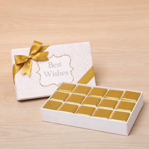 Best wishes neutral 15p chocolate har...