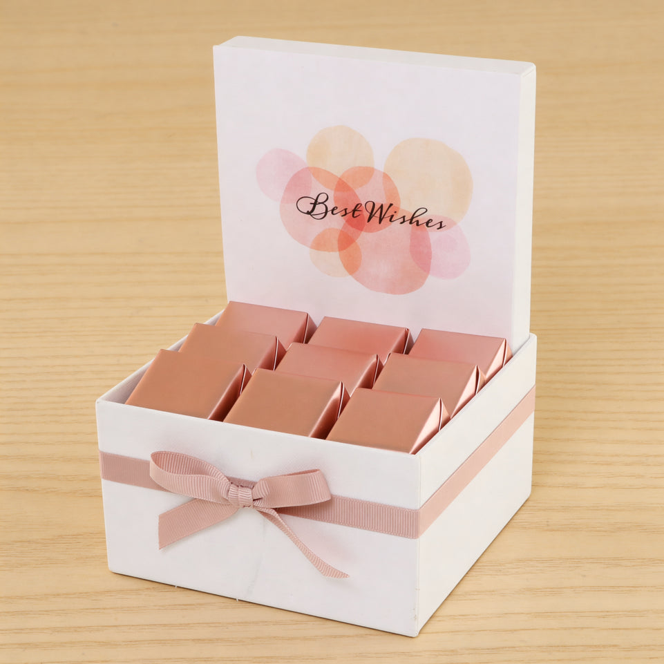Best wishes bubbles designed chocolate small hamper