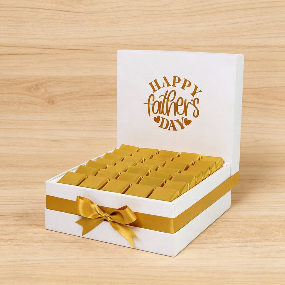 Father's day minimalist designed premium chocolate medium hamper
