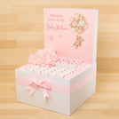 Baby girl teddy designed premium chocolate extra large hamper
