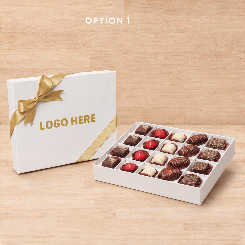Corporate customized premium chocolate 20P hard box