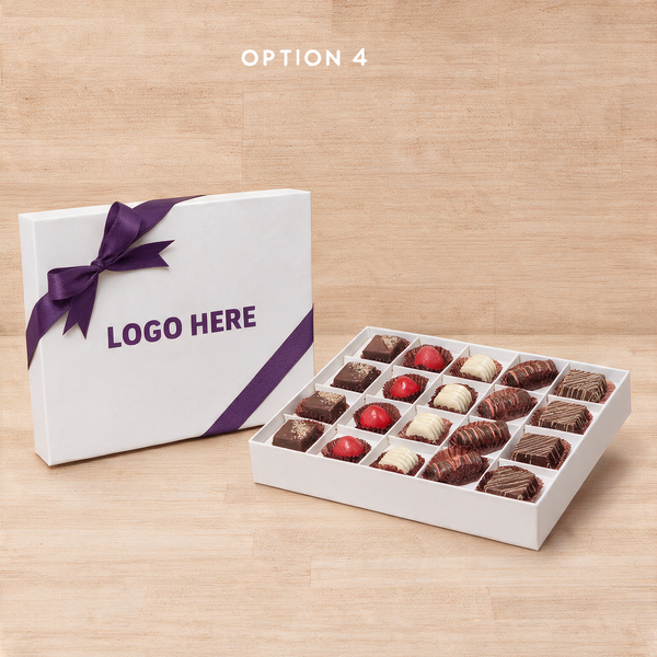 Corporate customized premium chocolate 20P hard box