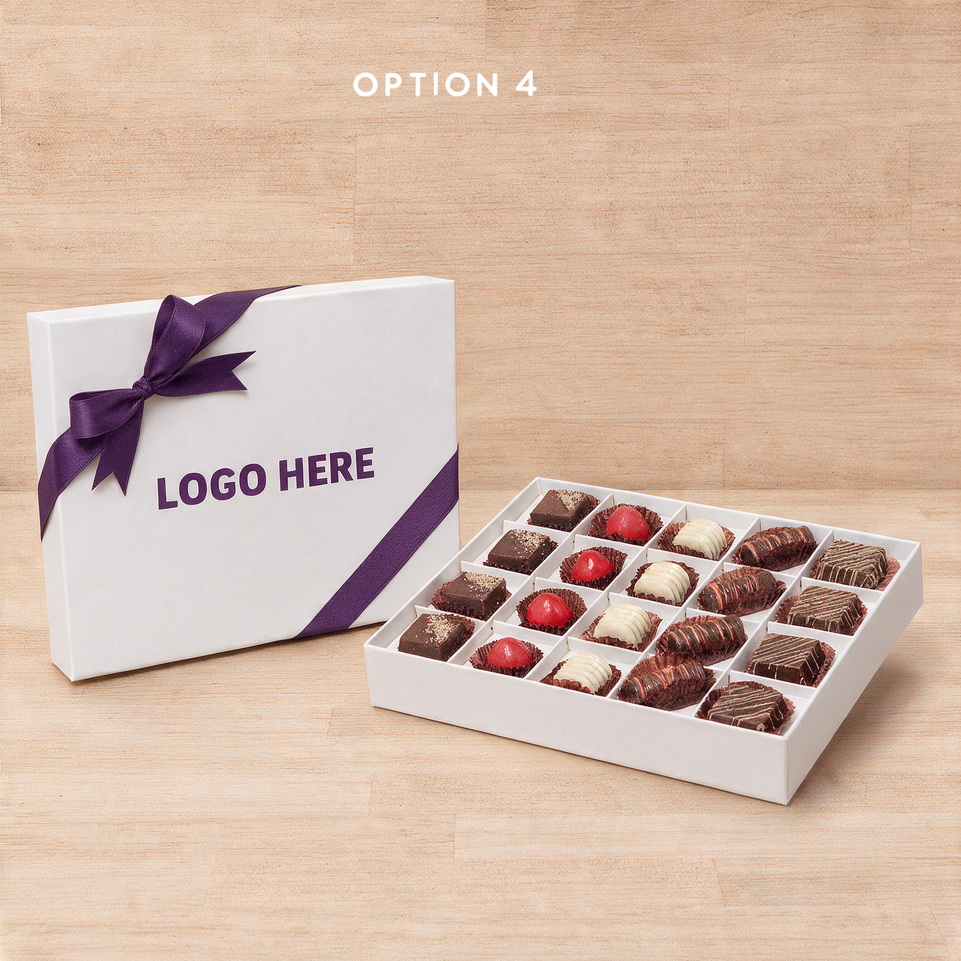 Corporate customized premium chocolate 20P hard box