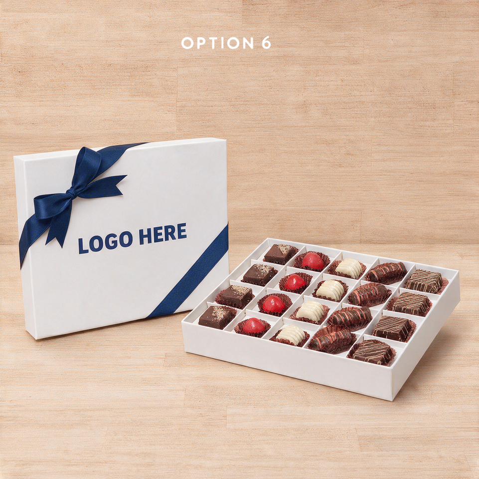 Corporate customized premium chocolate 20P hard box