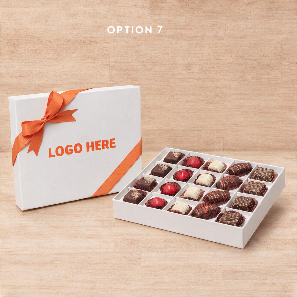 Corporate customized premium chocolate 20P hard box