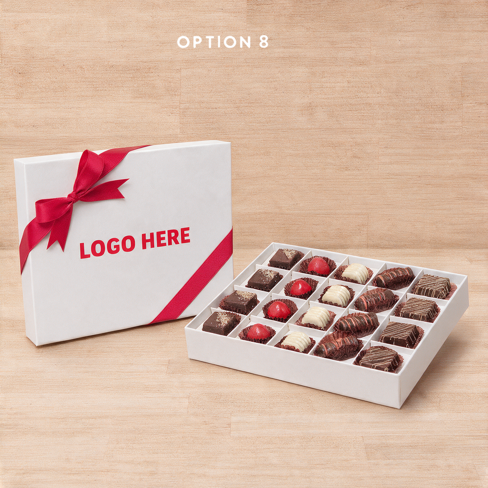Corporate customized premium chocolate 20P hard box