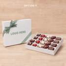 Corporate customized premium chocolate 20P hard box