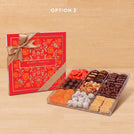 Happy Diwali festival of lights festive design premium chocolate and sweets gift acrylic box