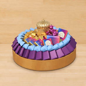 Happy Diwali Mosque candle colorful d...