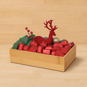 Christmas season deer decorated premi...