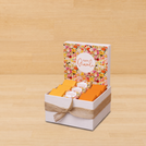 Happy diwali floral designed premium chocolate small hamper