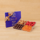 Happy Diwali festive design premium chocolate and sweets gift acrylic box