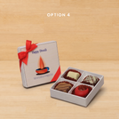 Set of 15 Happy diwali candle red designed premium chocolate 4P hard box
