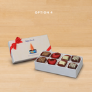 Set of 6 Happy diwali candle designed premium chocolate 8P hard box