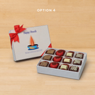 Happy diwali candle designed premium chocolate 12P hard box