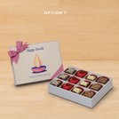 Happy diwali candle designed premium chocolate 12P hard box