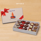 Happy diwali candle designed premium chocolate 15P hard box